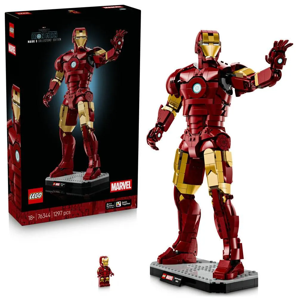 LEGO Marvel: Iron Man Mark 3 | Idades 18+ | 1297 Peças | Item 76344