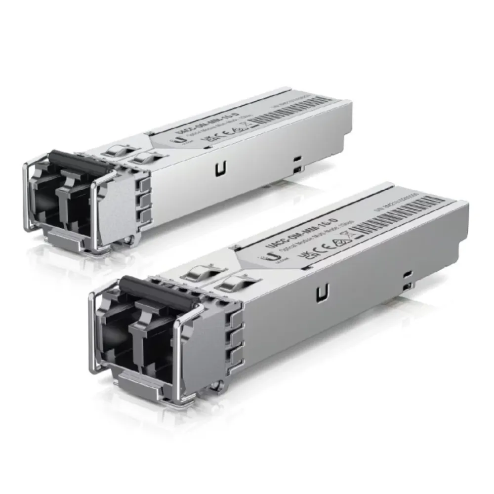 Módulo Transceiver de Fibra Ótica Ubiquiti UACC-OM-MM-1G-D-2 Multi-Mode SFP 1000 Mbit/s (2 Unidades)