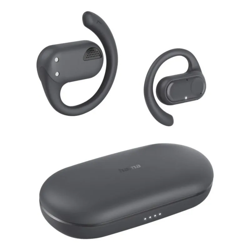 Auriculares Hama Spirit Open sem fios Bluetooth TWS para chamadas e música pretos