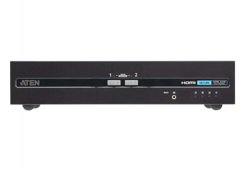 ATEN CS1142H4 chaveador KVM Preto CS1142H4-AT-G