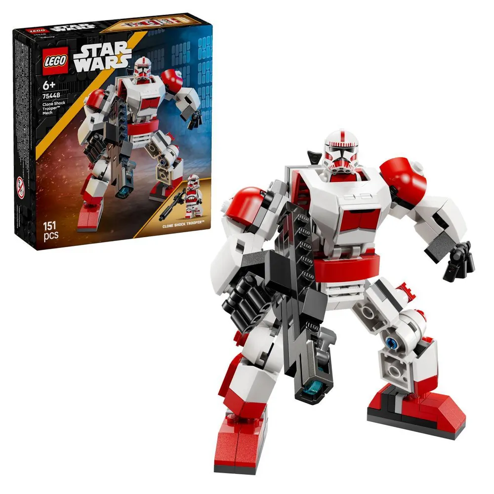 LEGO Star Wars: Robô Clone Shock Trooper | Idades 6+ | 151 Peças | Item 75448