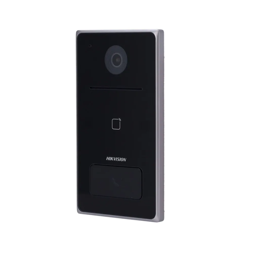 Vídeo Porteiro IP Hikvision 2MP PoE IP65 - DS-KV6133-ME1/Surface
