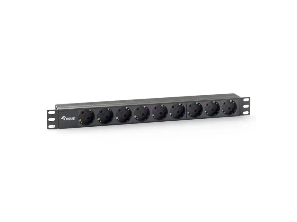 Régua Equip 9bay Cee7/4 W. 1,8m (19") Preto