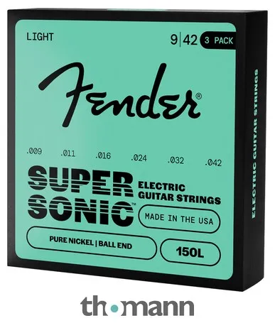 Fender 150L Nickel Ball 9-42 3 Pack