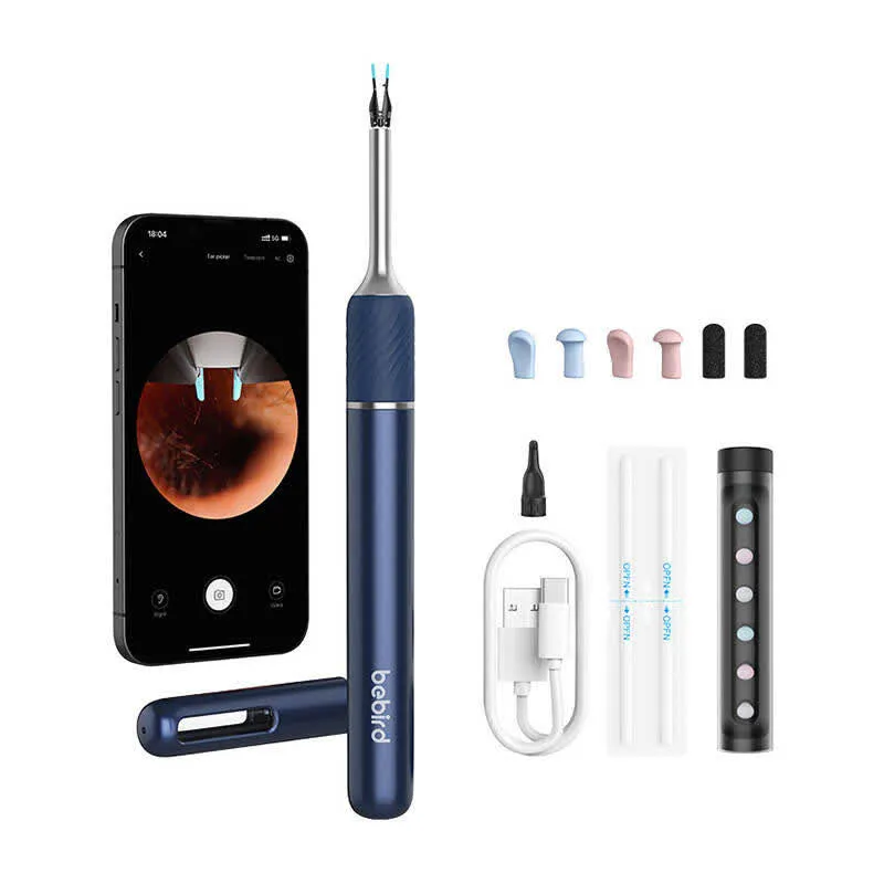 Otoscópio Note 5 c/ Câmara p/ Limpeza de Ouvidos (Branco) - BEBIRD