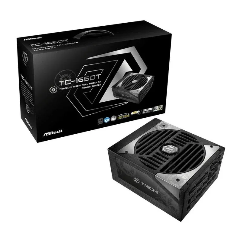 Asrock Taichi TC-1650T Fonte de Alimentação Modular 1650W 80 PLUS Titanium