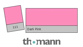Lee Filter Roll 111 Dark Pink