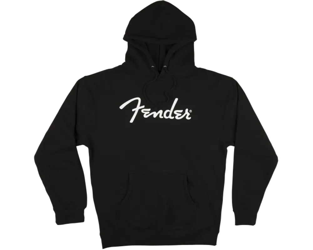 Fender Logo Hoodie, Black, L