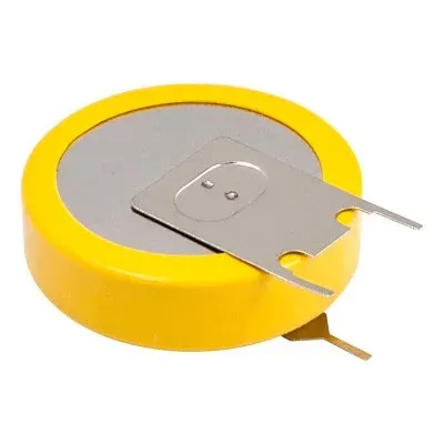 Pilha de lítio CR2477 3.0V 950mAh c/ 3 pinos - Vertical