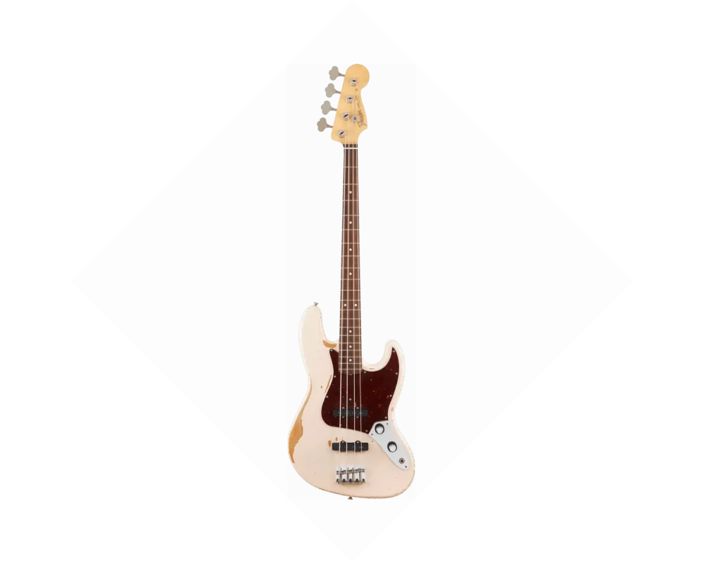 Fender Flea Signature Jazz Bass RW Roadworn Shell Pink