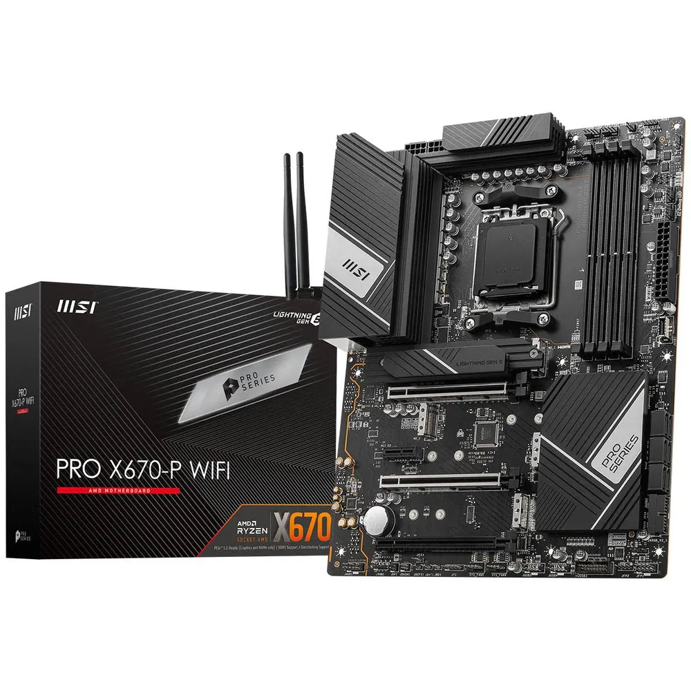 Motherboard ATX MSI Pro X670-P Wi-Fi - Recondicionado