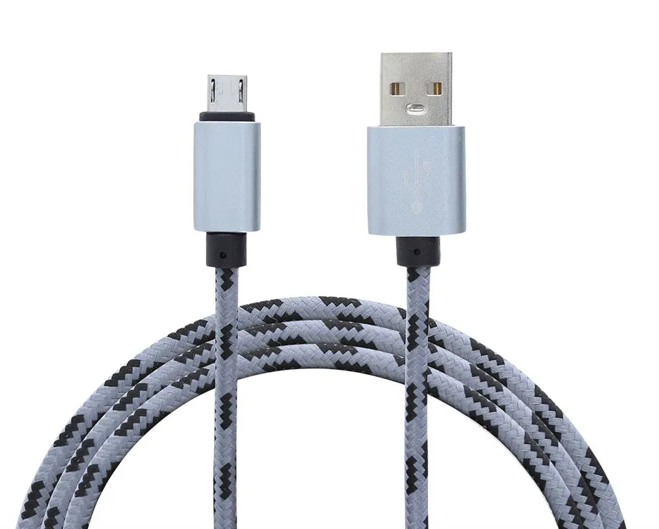 Cabo USB Yourban USB A - Micro USB cinza 3mt