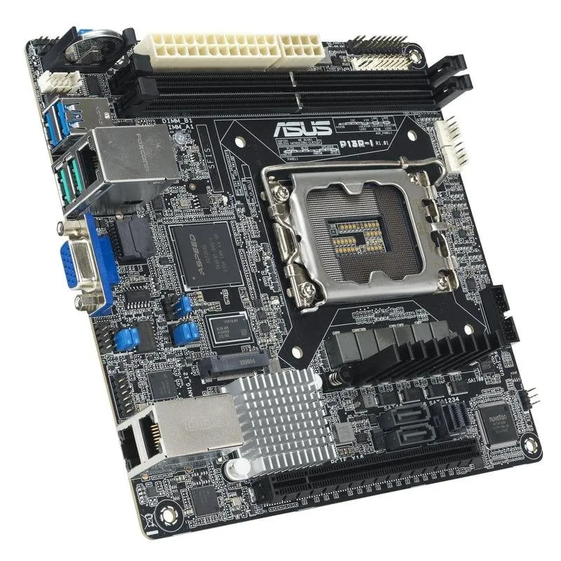Motherboard ASUS P13R-I Intel C262 LGA1700 DDR5 Mini ITX ECC PCIe 4.0 Servidor