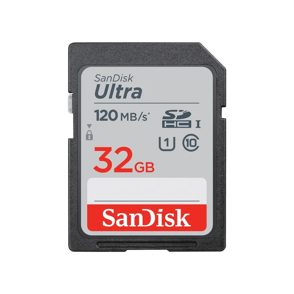 Cartão de memória SanDisk Ultra 32 GB SDHC Classe 10 UHS-I U1 120 MB/s preto