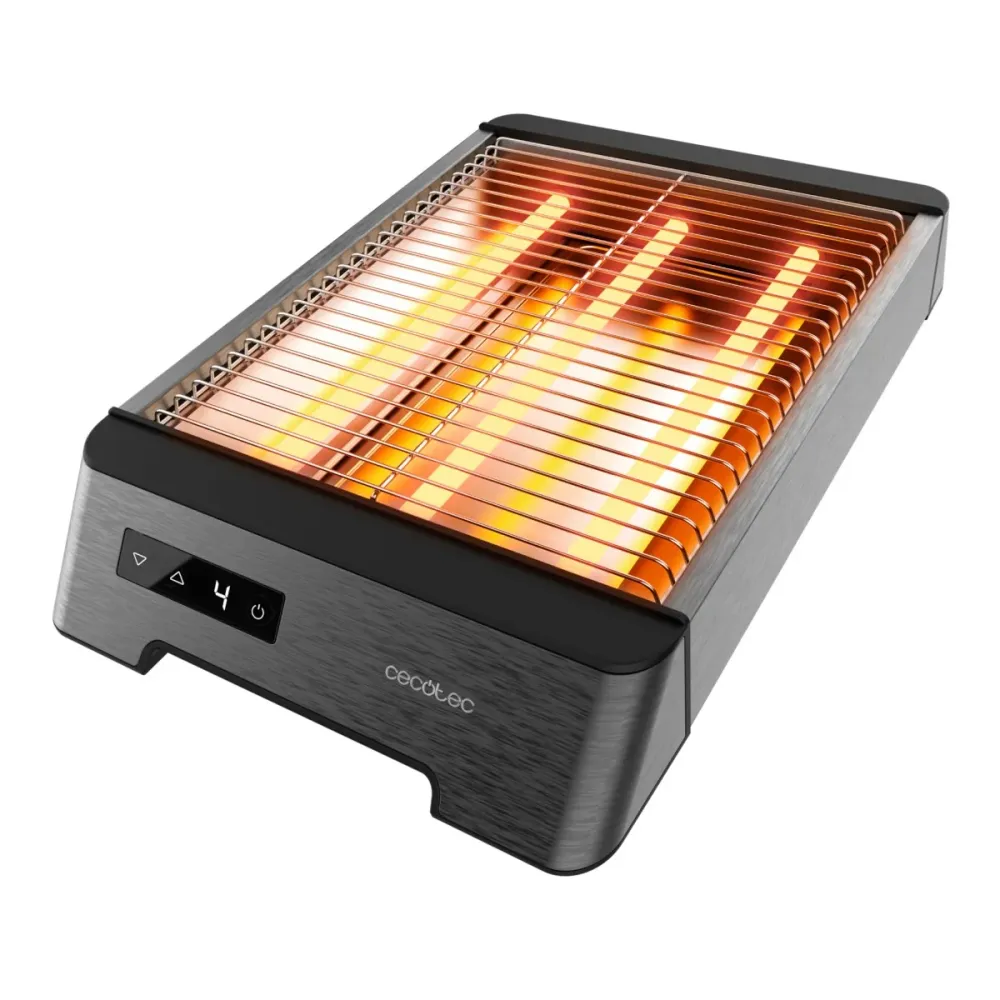 Torradeira Plana Horizontal Cecotec NiceSlice 1000W Cinzenta - 03275
