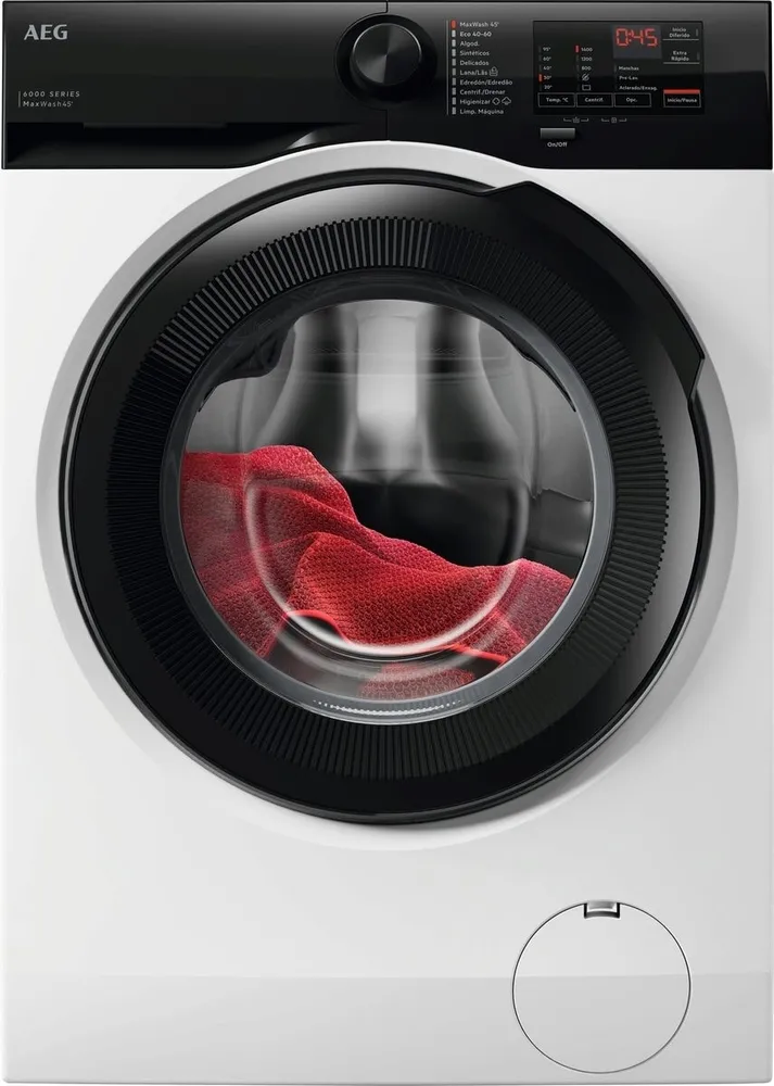 Máquina de Lavar Roupa AEG LFE6D94O4B (9 kg - 1400 rpm - Branco)