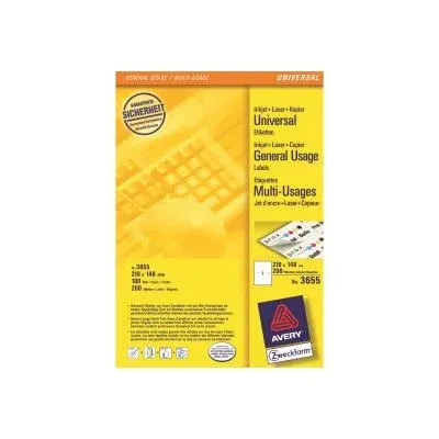 Avery Zweckform Autocolantes A4 210 X 148 Mm