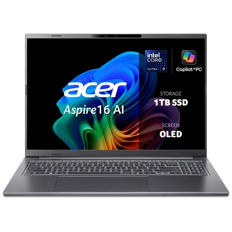 Portátil Acer Aspire 16 AI A16-52M 16" Intel Core Ultra 9 32GB 1TB SSD Arc Graphics Windows 11