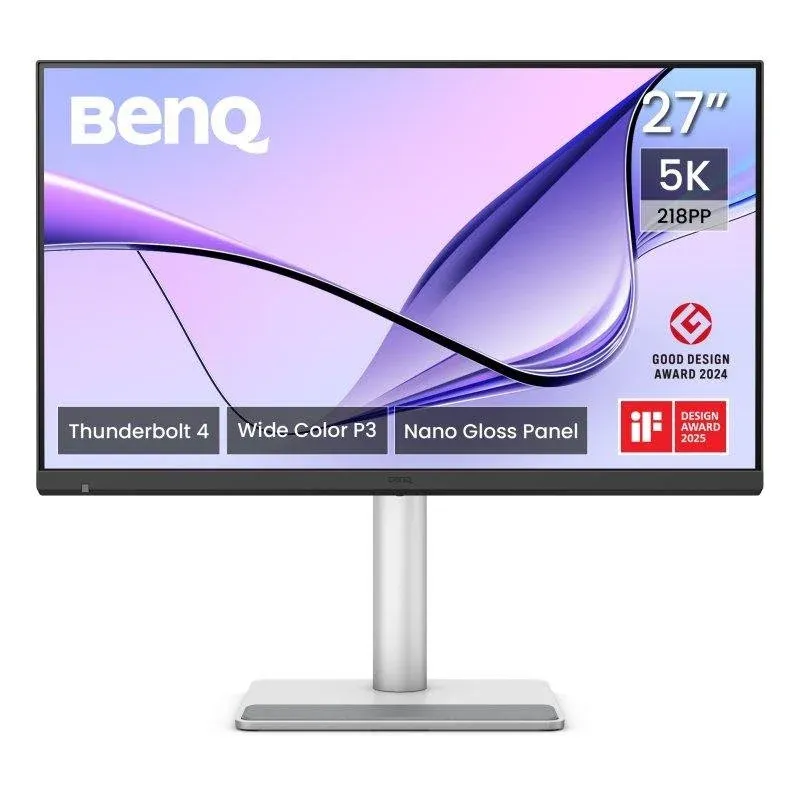 Monitor BenQ MA270S 27" UltraHD 5K 70Hz IPS Nano Gloss Thunderbolt 4 5ms KVM Daisy Chain