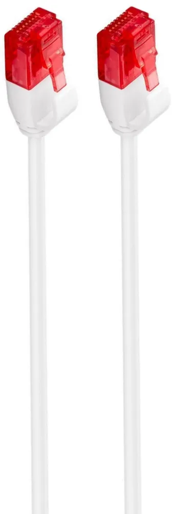 Cabo de Rede Slim Ewent RJ45 U/UTP Slim Cat.6 2 M Branco