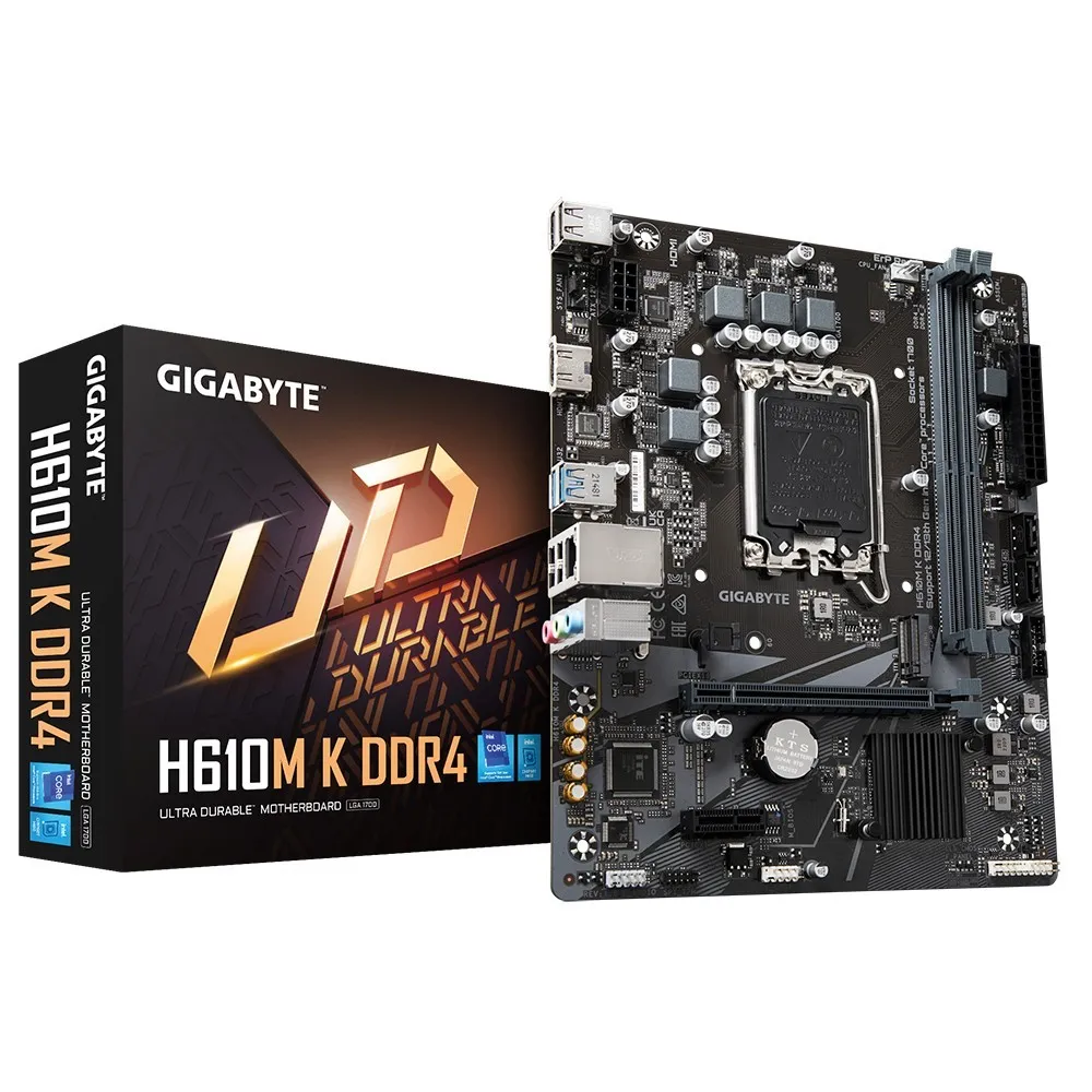 GIGABYTE H610M K DDR4 motherboard Intel H610 Express LGA H610M K DDR4
