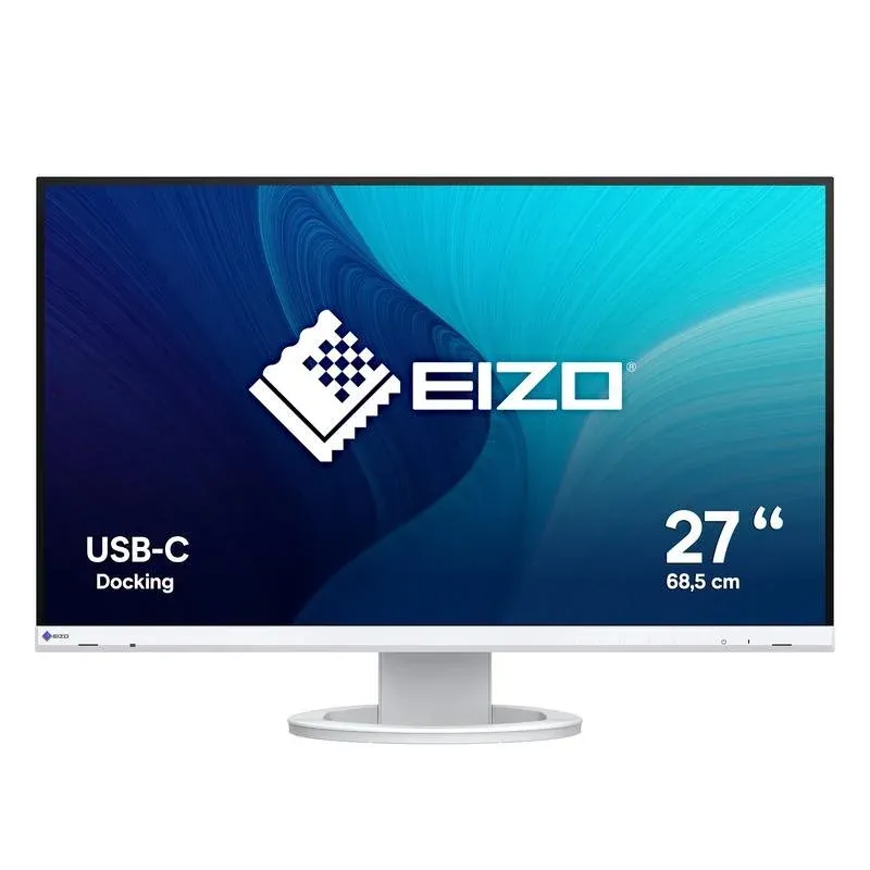 Monitor Eizo FlexScan EV2720S-WT 27" Quad HD 60Hz IPS USB-C Altifalantes Branco