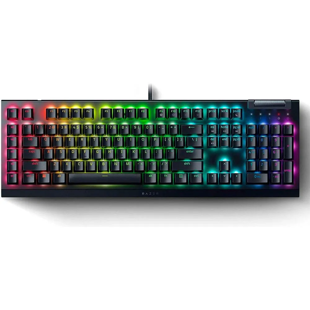 Teclado Mecânico Razer BlackWidow V4 X RGB PT Yellow Switch