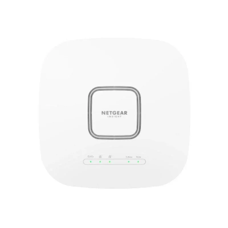 Ponto de Acesso Netgear WAX628-111EUS Wi-Fi 6 Banda Dupla PoE 2.5GbE
