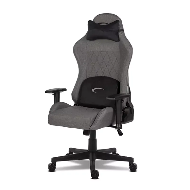 Napofix Cadeira Gaming em Tecido Cinzento Escuro Ash - GC2200