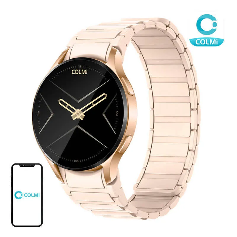 Smartwatch i28 Ultra 1,43 AMOLED c/ Correia Magnética (Dourado) - COLMI