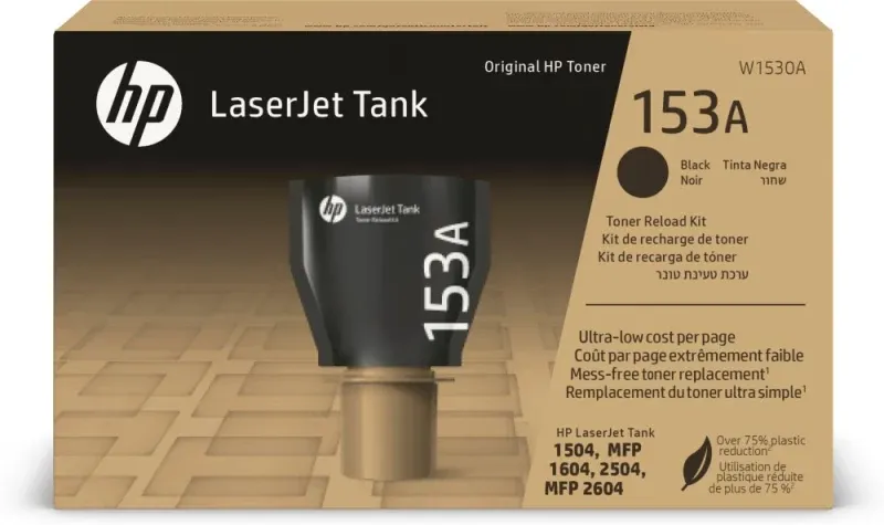 Kit de recarga de toner HP 153A Original para HP LaserJet Tank