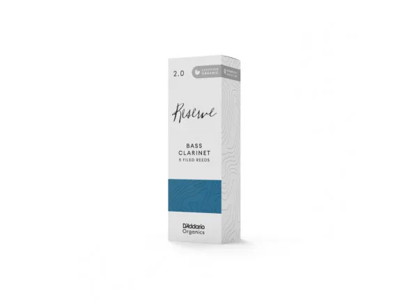 Daddario Organic Reserve Bass Clarinet Reeds Strength 3.5+ 5 Pack