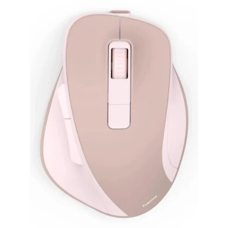 Rato Hama WM-500 Wireless 1600 DPI Rosa Botões Silenciosos Ergonomia