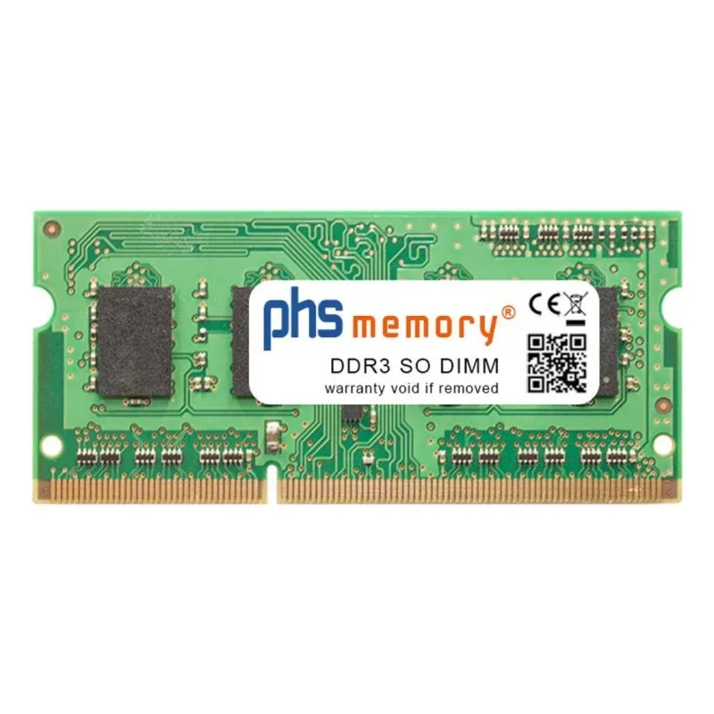 Memória RAM PHS-memory SP159156 4GB DDR3 1600MHz 204-pin SO-DIMM 1,35V