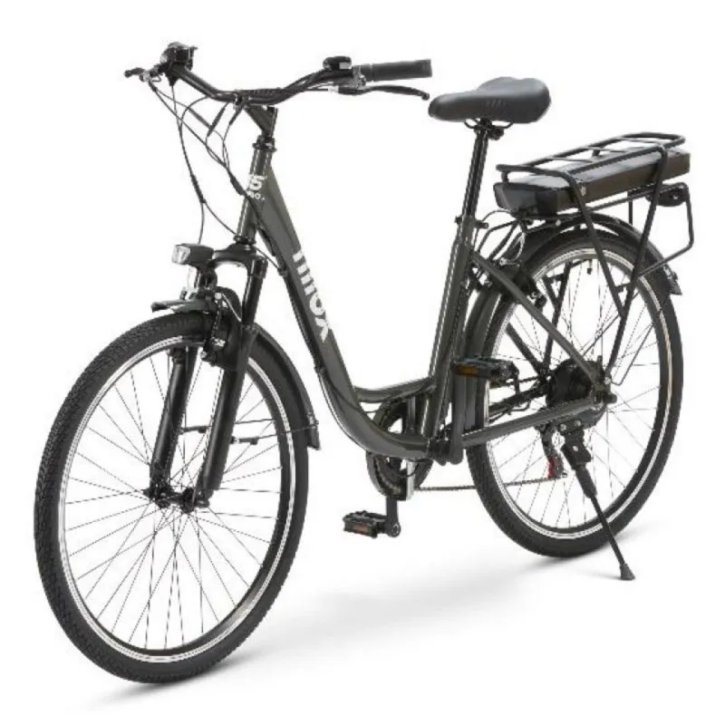 Bicicleta elétrica Nilox NXEBJ5PROGR 26" 250W 10Ah Preto Motor Brushless LED Não Dobrável