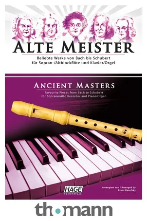 Hage Musikverlag Alte Meister Blockflöte