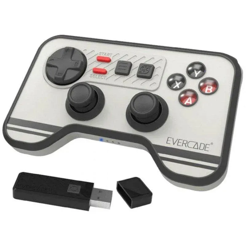 Comando Wireless Blaze Entertainment Evercade Compatível VS/VS-R/Alpha Turbo USB-C
