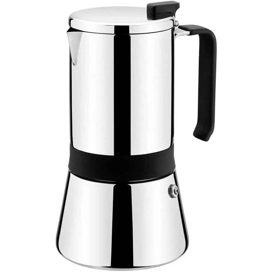 Cafeteira Italiana Monix 6T Aroma Inox Indução