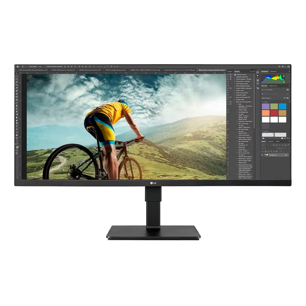 Monitor LG 34" IPS WFHD 75Hz 34BN670P-B Preto