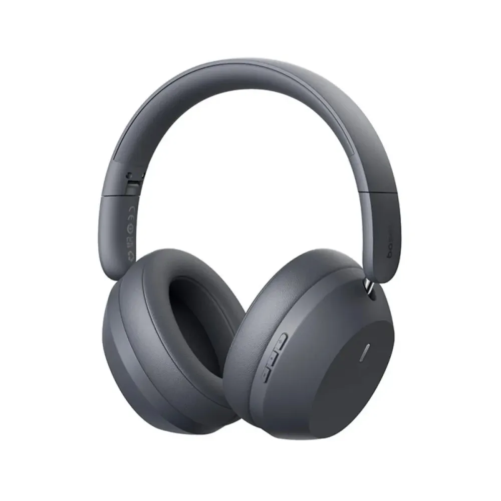 Headphones Bluetooth Baseus Bass 35 Max Cinzento