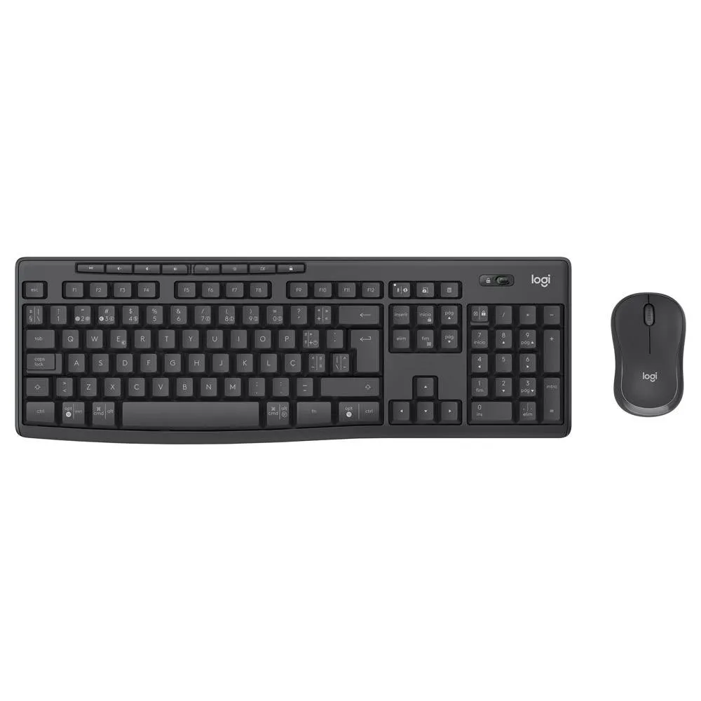 Teclado + Rato Logitech MK370 Combo for Business Wireless PT Preto