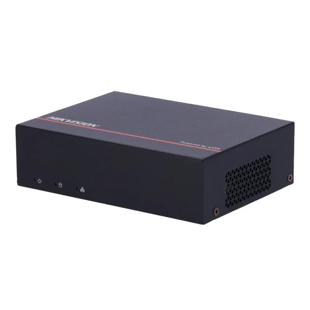 Gravador NVR 5 em 1 Hikvision Value 4 Canais 2K Preto - iDS-E04HUHI-XB+4/1 ALM