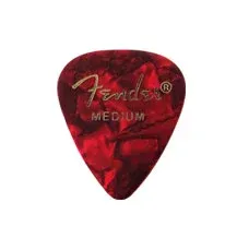 Palheta Fender 351 Celluloid Medium Red Moto 12un