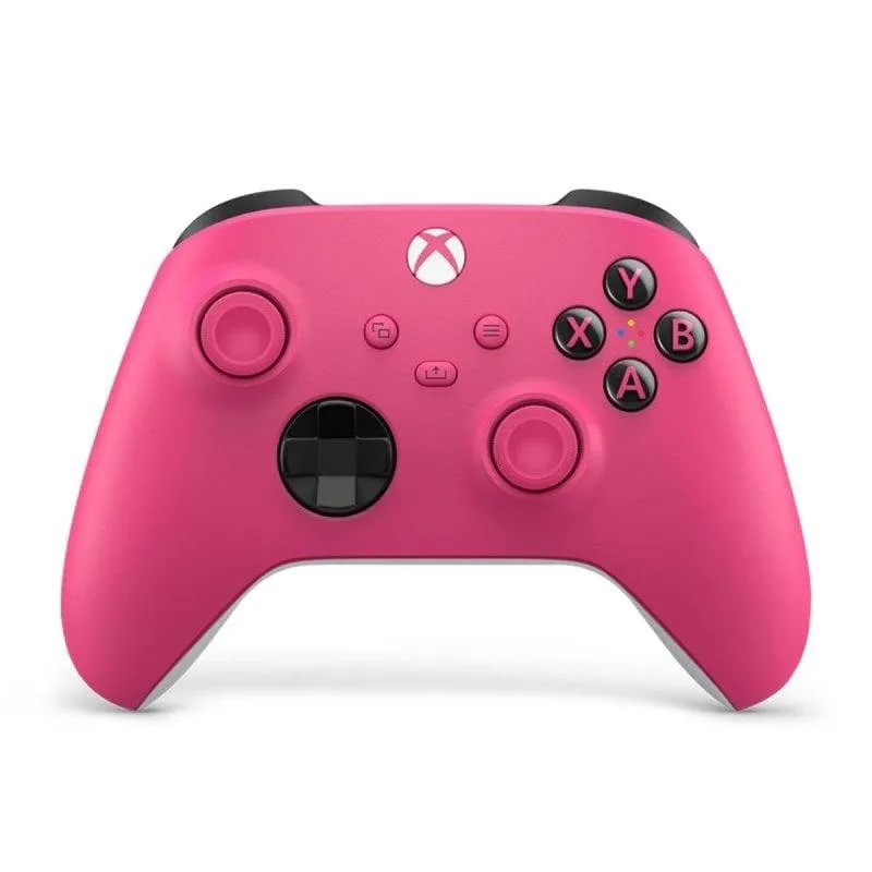 Comando Xbox Microsoft Wireless Controller Rosa e Branco Bluetooth Analógico