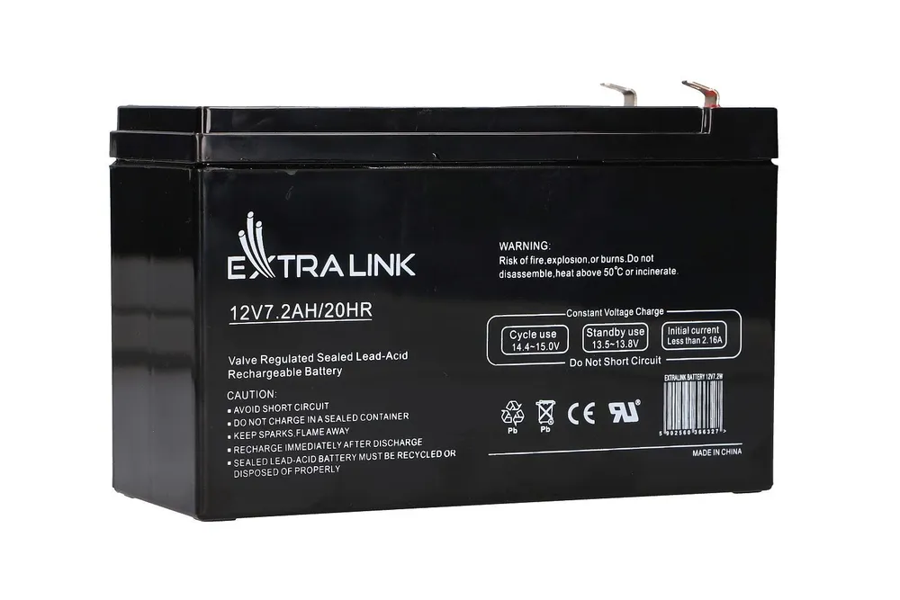 Extralink AGM 12V 7.2Ah - Batterie - 7.200 mAh Sealed Lead EX.6327