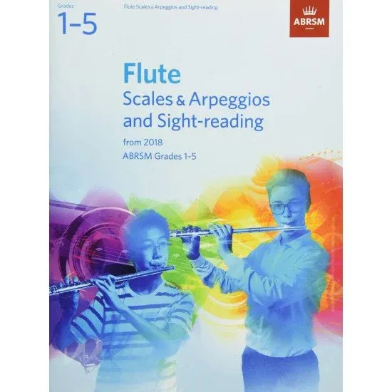 ABRSM LIVRO Flute Scales and Arpeggios and Sight reading Grades 1 5