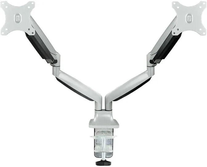 Suporte de Mesa Tooq Duplo Tilt e Giratório 13" a 32" Max. 9kg/Monitor Cinzento