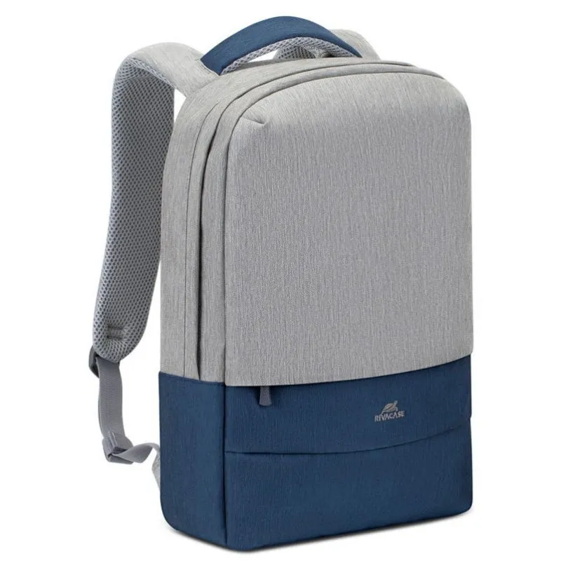 Mochila para laptop Rivacase Prater 7562 até 15,6" cinza/azul