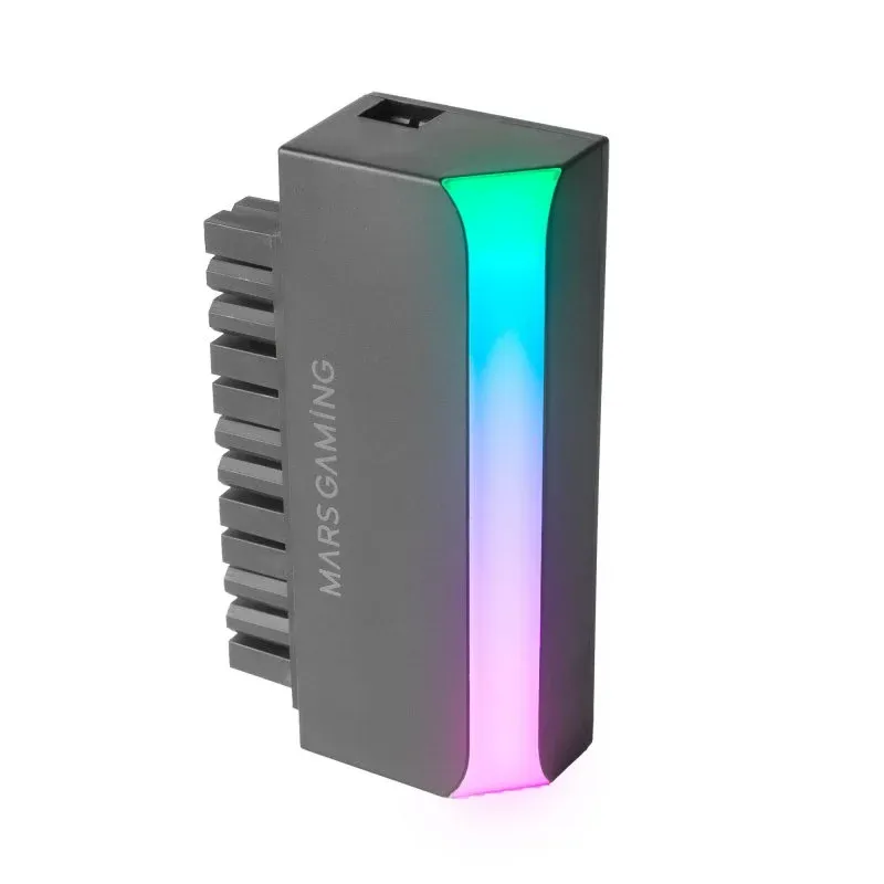 Adaptador ATX Mars Gaming MCA-L24 24 Pin para 90° ARGB Preto