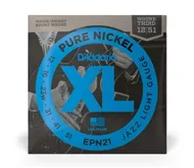 Jogo cordas guitarra elétrica D'Addario EPN21 012-051